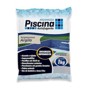 Argamassa Piscina Aut. Impermeável Cor Argila 1kg