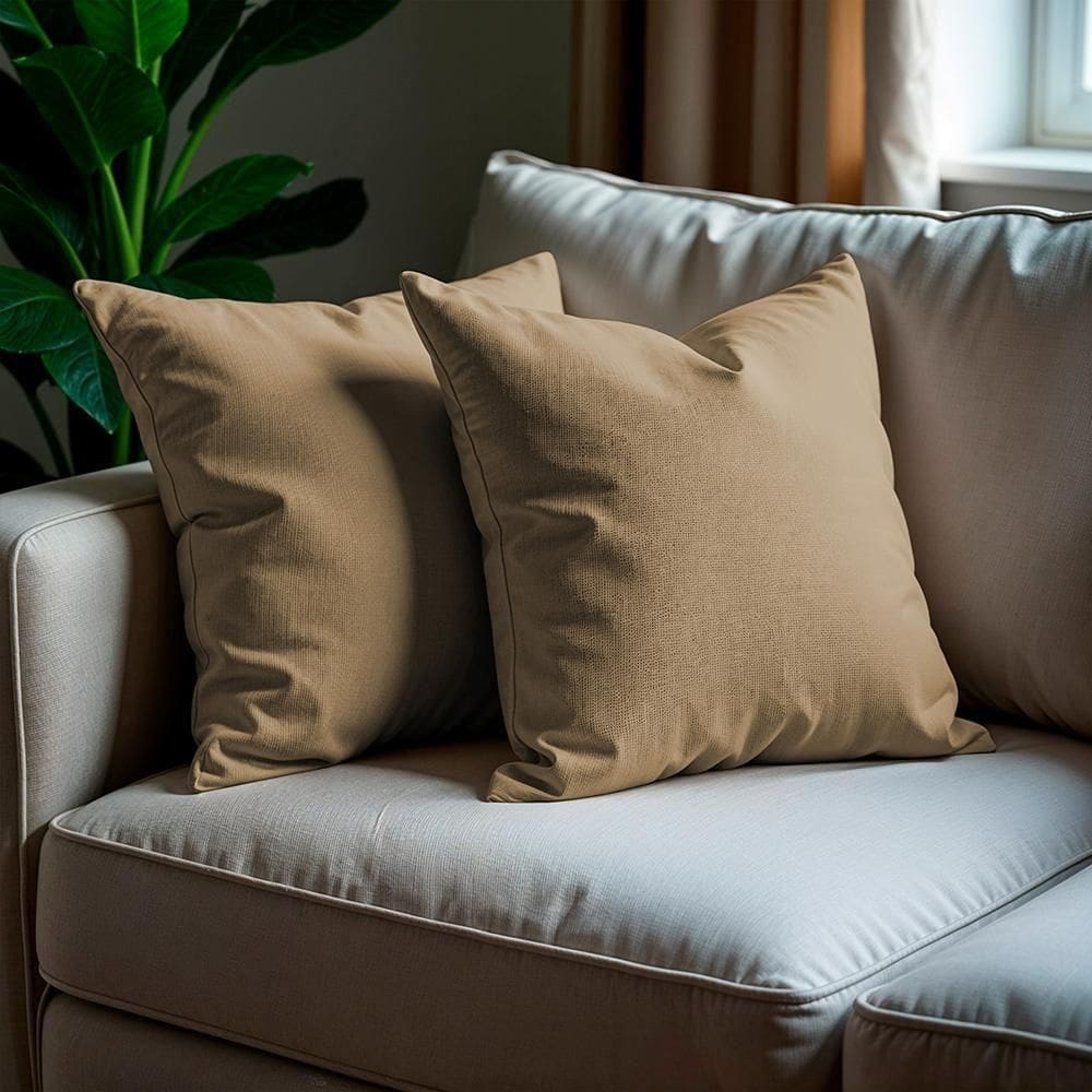 Kit 2 Capas De Almofadas Boucle Caramelo 45x45cm Cama Inbox