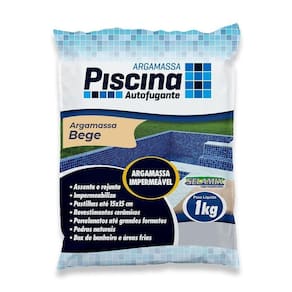 Argamassa Piscina Aut. Impermeável Cor Bege 1kg