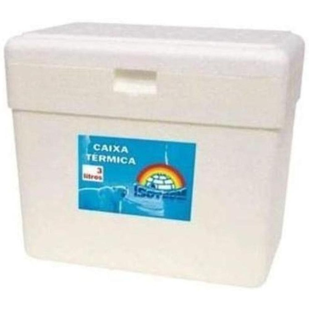 Caixa Térmica De Isopor 13 Litros Gelo Cerveja Refri Isoterm