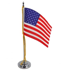 Mini Bandeira De Mesa Estados Unidos Usa 15 Cm Poliéster