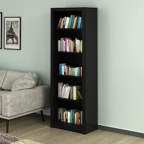 Estante Livreiro para Escritório ME4104 Preto Tecnomobili