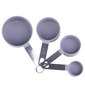 Conjunto 4 Medidores Inox e Plástico Utility Cazza