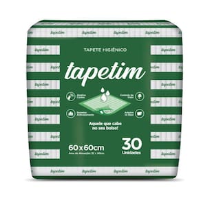 Tapete Higiênico Tapetim 30un Great Pet 60x60 Antivazamentos