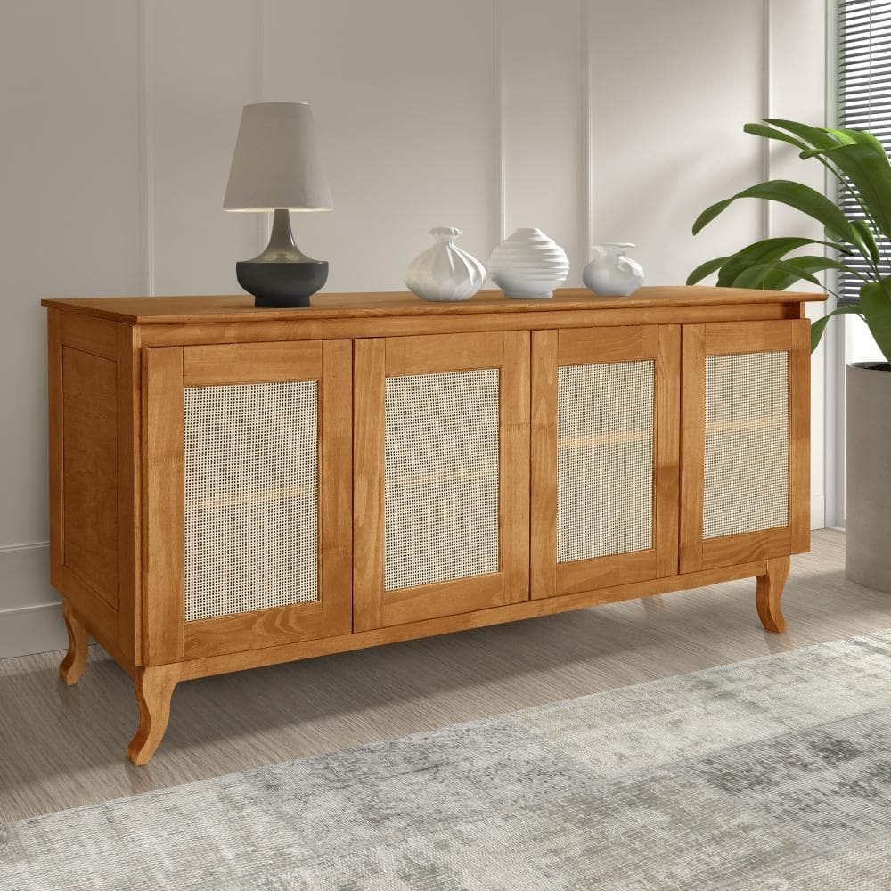 Aparador Buffet Leeds 4 POrtasImbuia