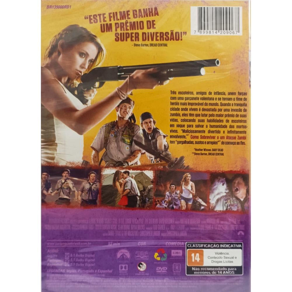 Dvd Como Sobreviver A Um Ataque Zumbi | Casas Bahia