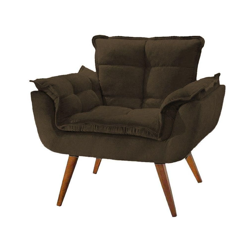 Poltrona Opala Élpis Móveis Marrom