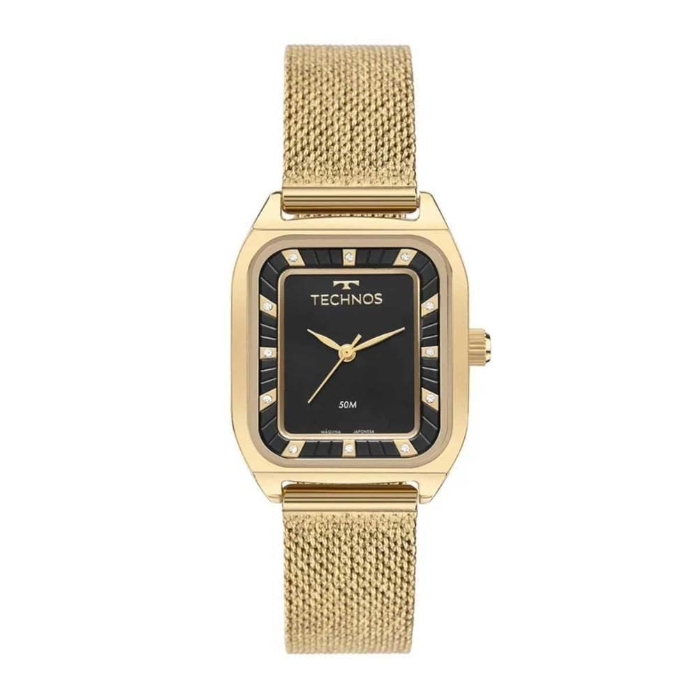 Relógio Feminino Technos Brilho Analógico 2035Nax/1P Dourado