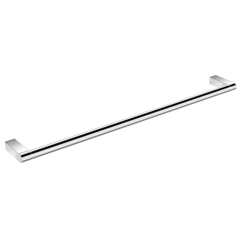 Kit com 3 Toalheiro de Barra 600 Mm Escala Cromado Cromado