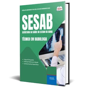 Apostila Sesab Temporários 2025 - Técnico Em Radiologia