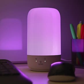 Luminária de Mesa Smart Pill Wi-fi LED 6W RGB Taschibra Branco
