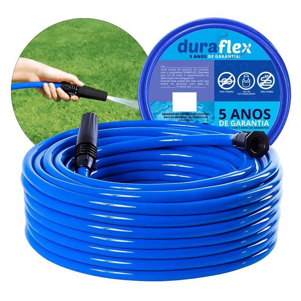 Mangueira Jardim Duraflex Azul Reforçada 15Mts