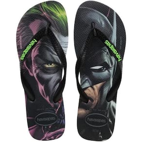 Chinelo Havaianas Top Heróis DC - Preto e Verde