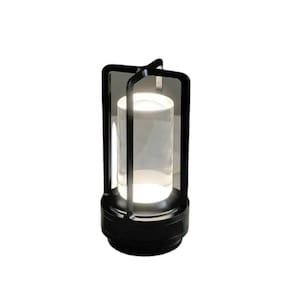 Luminária Led Mesa Recarregável Usb Alumínio Luxo Premium Preto