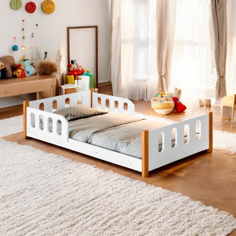 Cama Infantil Mimo Branca com Colchão