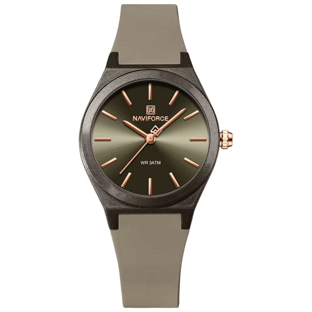 relógio analógico feminino de quartzo casual com pulseira de silicone impermeavel