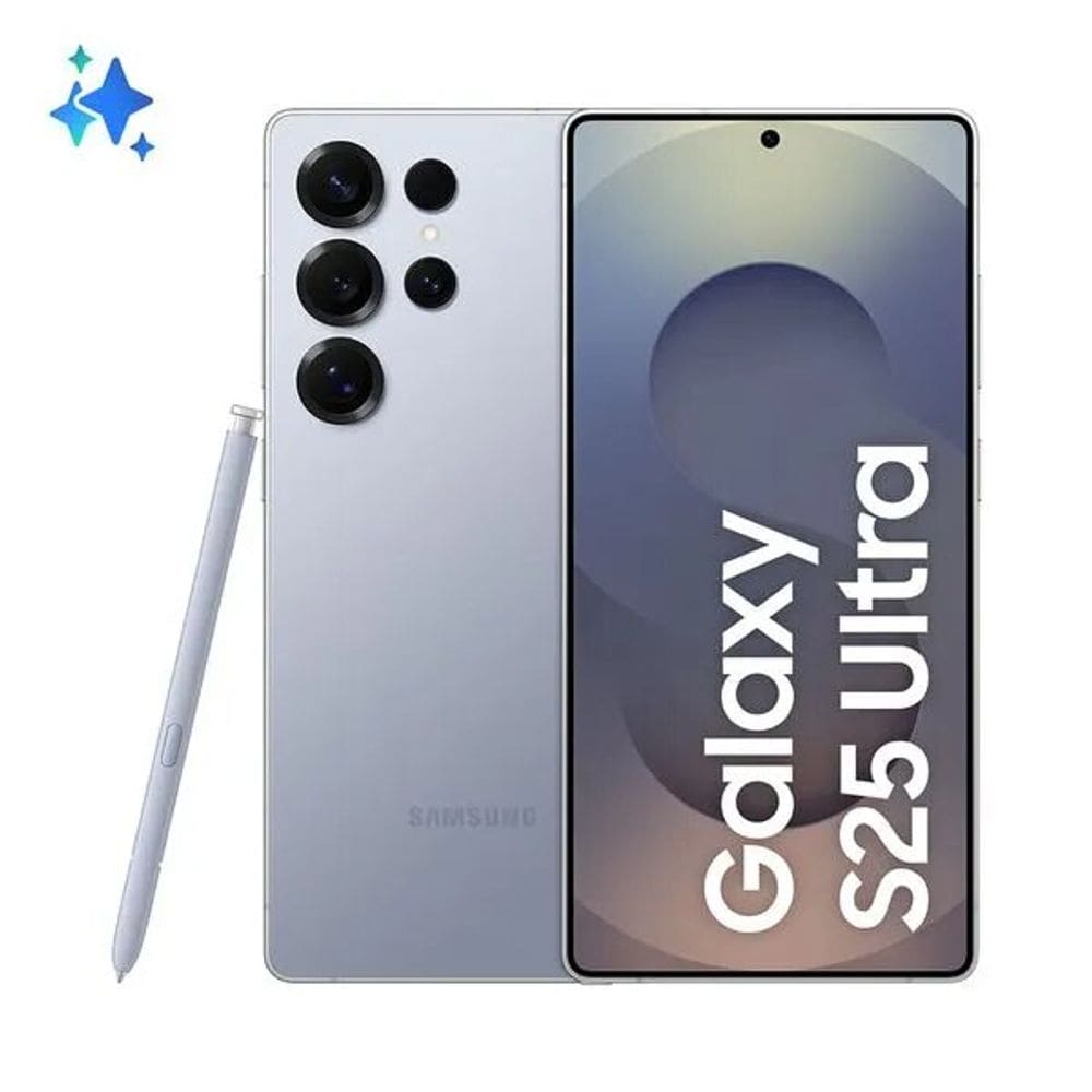 Smartphone Samsung Galaxy S25 Ultra 256GB 5G - Titânio Azul, com Caneta S Pen, Galaxy AI, Câmera Quadrupla 200MP + Selfie 12MP, RAM 12GB, Tela 6.9&quo