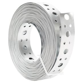 Correia de tubo de metal galvanizado AxiSculpt 25 mm x 10 m 0,6 mm