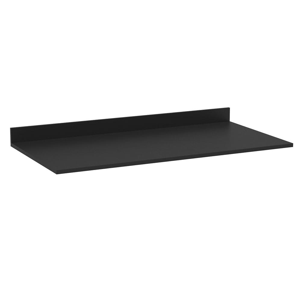 Tampo Para Balcão de Cozinha 98cm MDP Z34 Preto - Mpozenato