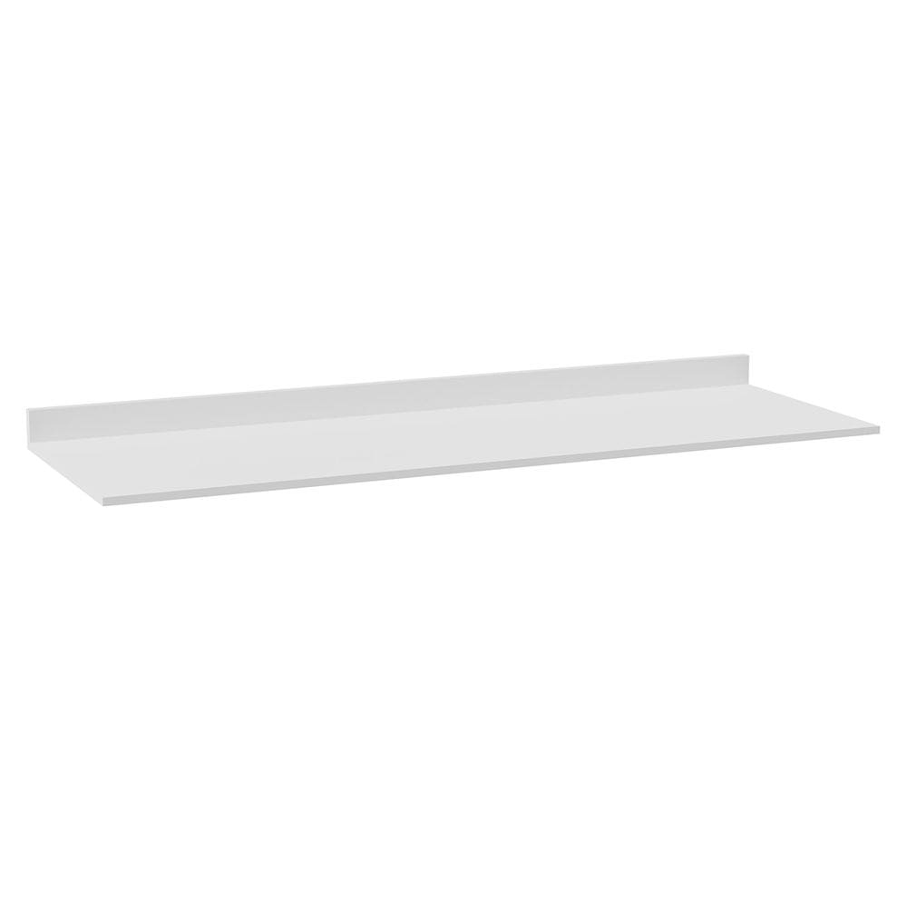 Tampo Para Balcão de Cozinha 148cm MDP Z34 Branco - Mpozenato