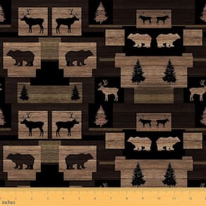 Tecido Erosebridal Deer à prova d`água de 1 jarda (92x160cm) de poliéster