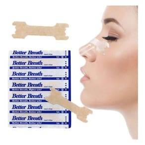 DILATADOR NASAL RESPIRE MELHOR PELE SECA/SENSÍVEL, 10 tiras, Respire Melhor, Bege