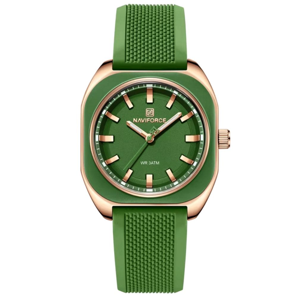 relógio feminino de quartzo casual com pulseira de silicone impermeavel 3atm