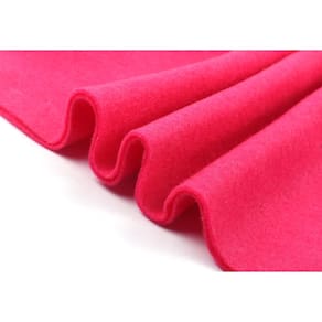 Tecido de feltro YYCRAFT Soft 1 jarda 74 cm de largura 1,6 mm de espessura rosa choque