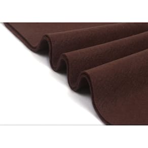 Tecido de feltro YYCRAFT Soft, 1 jarda, 74 polegadas de largura, 1,6 mm de espessura, chocolate