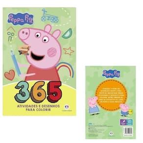 Livro Infantil 365 Atividades E Desenhos Para Colorir