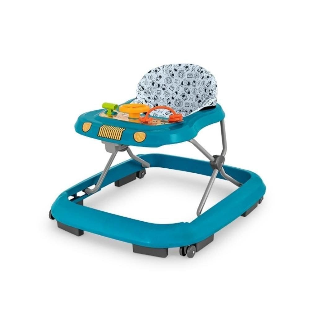 Andador Para Bebê Tutti Baby Safari Ii Com Brinquedo Infantil Azul