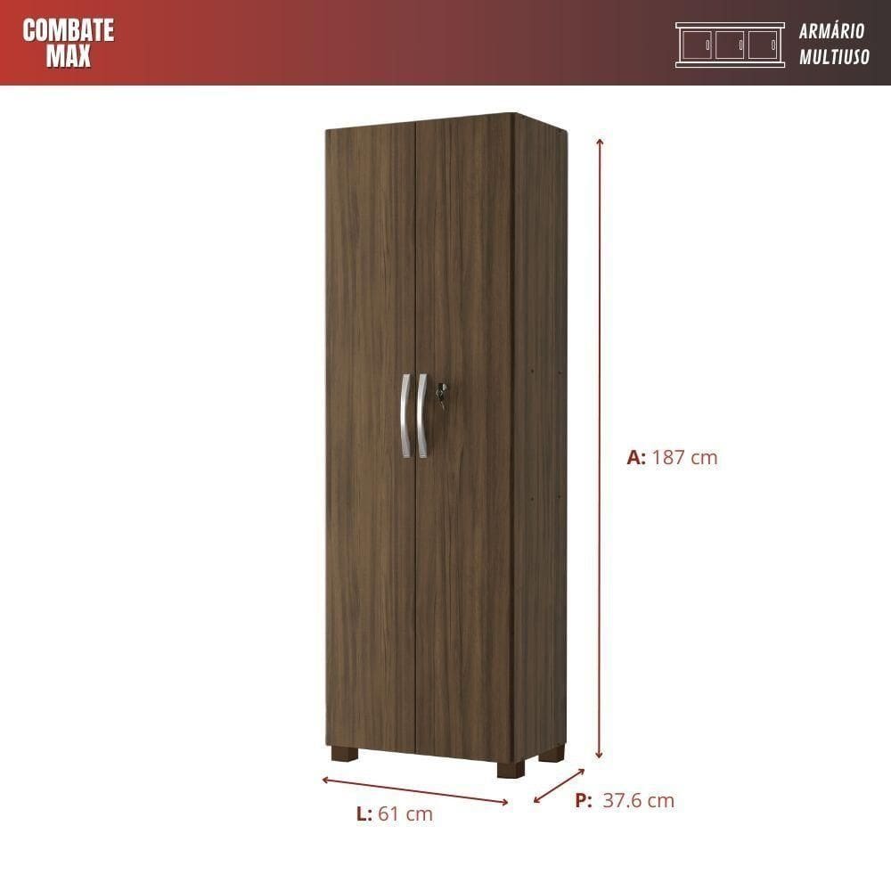Armário Multiuso 2 Portas Com Chave Nt 4020 | Casas Bahia