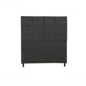 Cabeceira Casal 144 Cm Hylux Preto Para Cama Box Estofada -