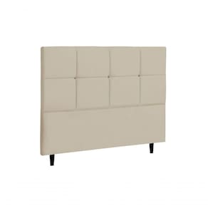 Cabeceira Civic Estofada Com Botão De Strass Para Cama Box Casal King Size 195cm New Foam