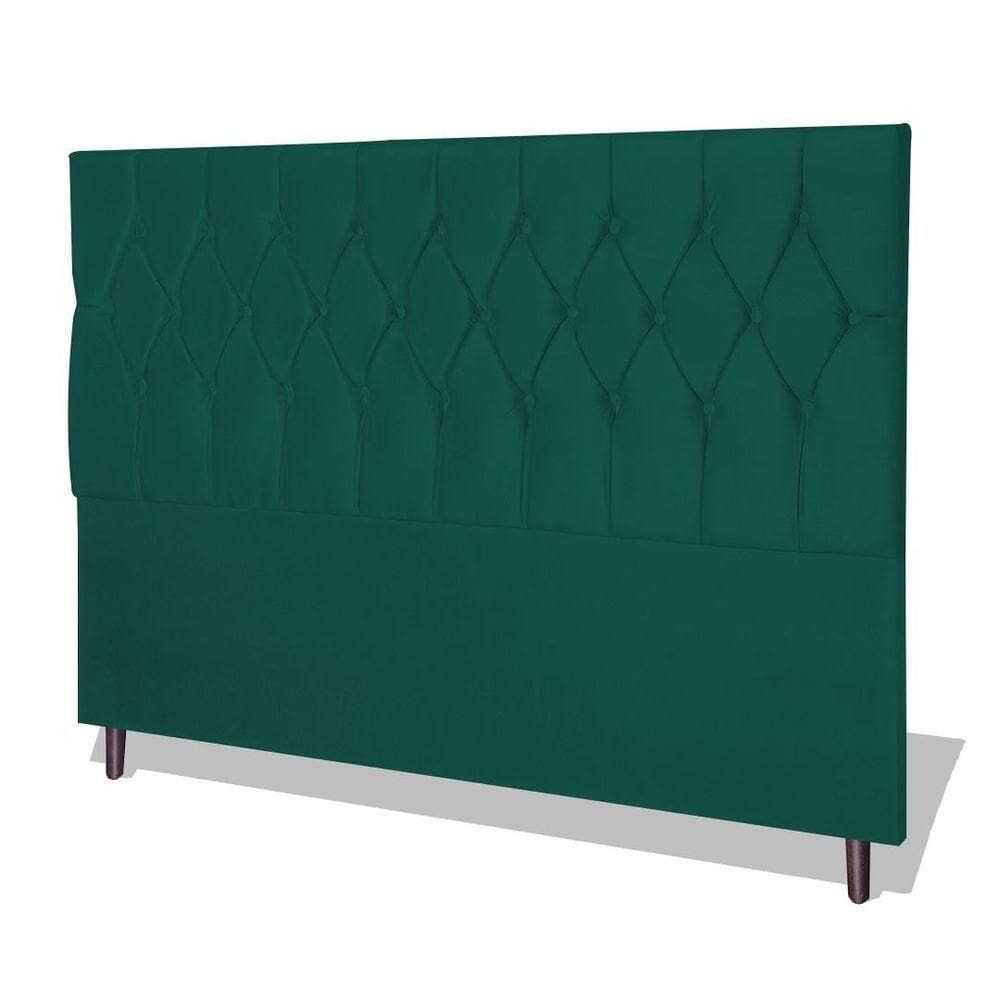 Cabeceira Estofada Box Solteiro Encosto Para Cama Ram 1500 94x126 Azul Tiffany