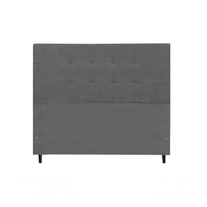 Cabeceira Casal 144 Cm New Maveric Chumbo Para Cama Box Estofada -