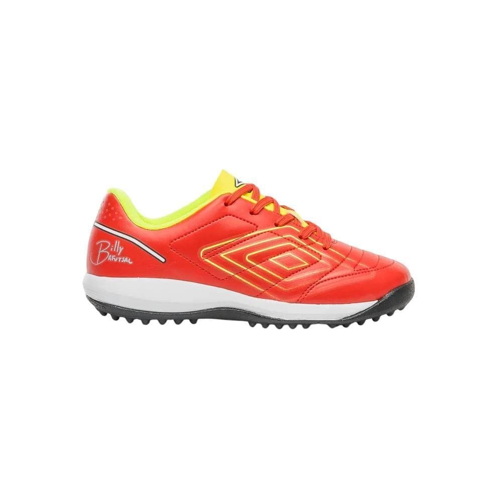 Chuteira Society Br Futsal Jr U07fb00298-462 - Vermelho/Amarelo 32