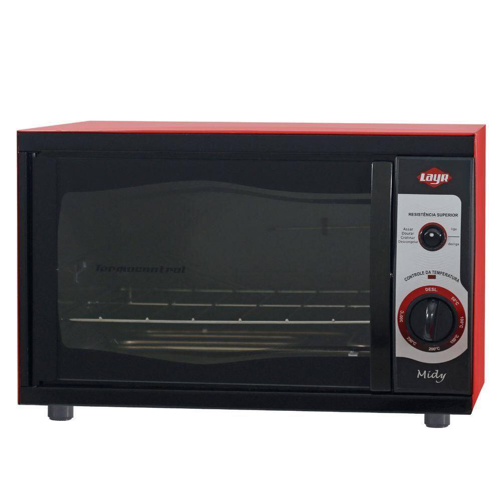 Forno 21l Layr Vermelho - Elétrico - Midy Redy Plus - 220v