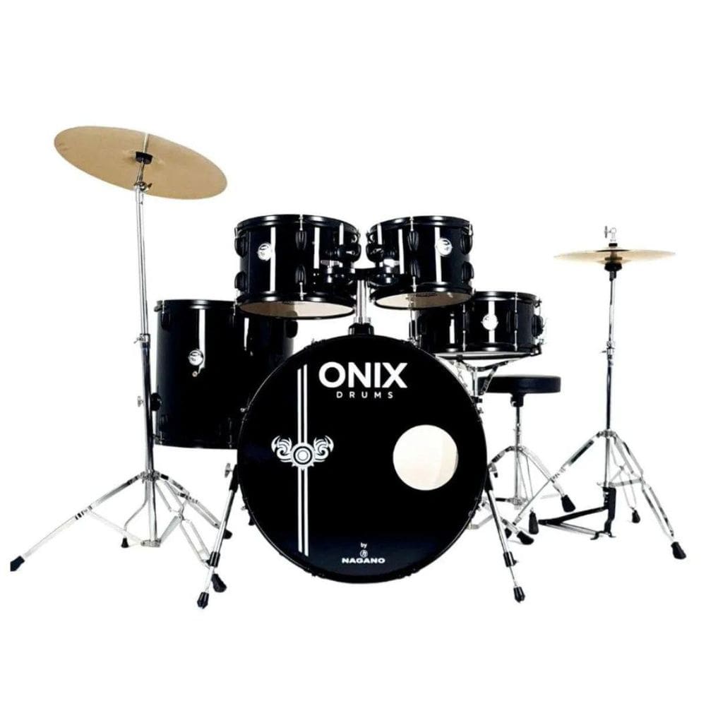Bateria Acústica Tagima Nagano Onix Skinny 20" Completa C/ Banco