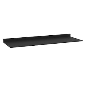 Tampo Para Balcão de Cozinha 148cm MDP Z34 Preto - Mpozenato