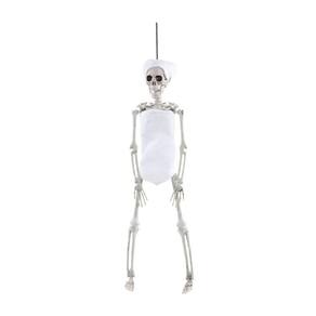 Esqueleto Decorativo De Toalha 40Cm Para Pendurar Halloween