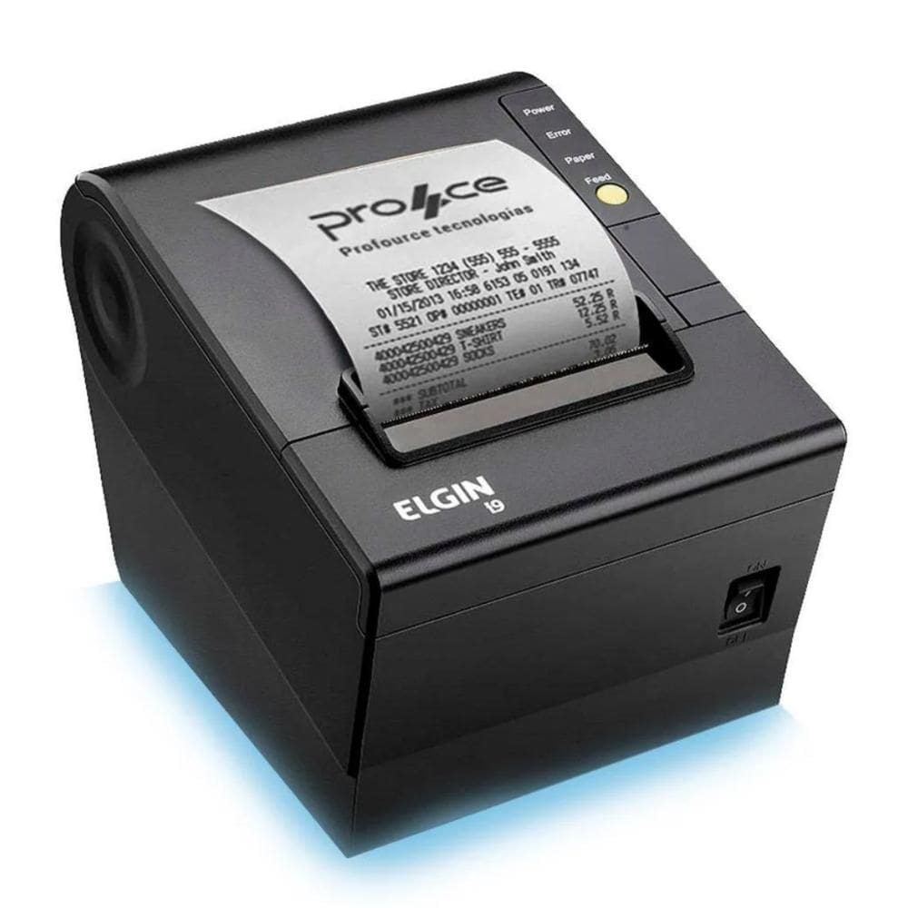 Impressora Termica Nao Fiscal I9 Full Com Guilhotina Preta Usb E C/ Ethernet - Elgin