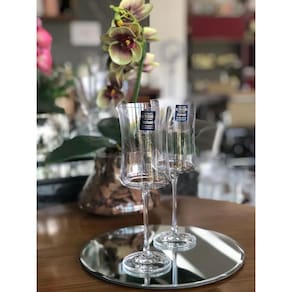 Jogo de 6 taças Buteo para vinho tinto em cristal ecologico 350ml