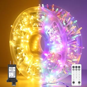 Christmas Fairy String Lights Soiarllt 600 LED 246 pés