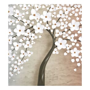 Tampa magnética para lava-louças Naanle Floral Tree of Life 60x66cm
