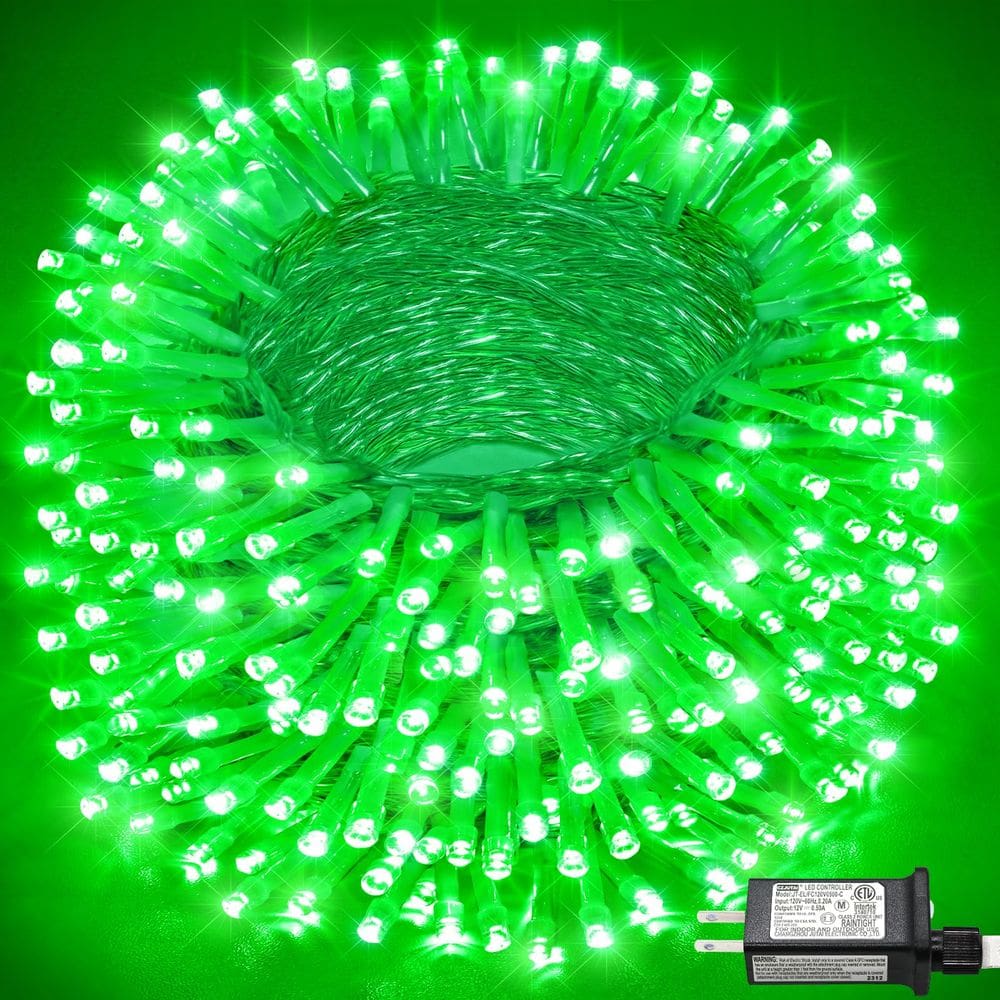 Luzes de Natal Nielfoi 132FT 400LED Outdoor Green