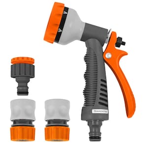 Conjunto Esguicho Mangueira Jardim Hidropistola Tramontina