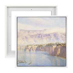 Moldura de tela FOLKOR para pinturas a óleo de 25x25cm, pacote com 2 unidades brancas