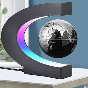 Globo flutuante DCAUT de levitação magnética com LED de 8,5 cm