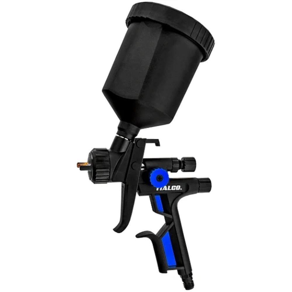Pistola Pintura Gloss 2 Hvlp 1,3Mm Copo Preto 600Ml Italco
